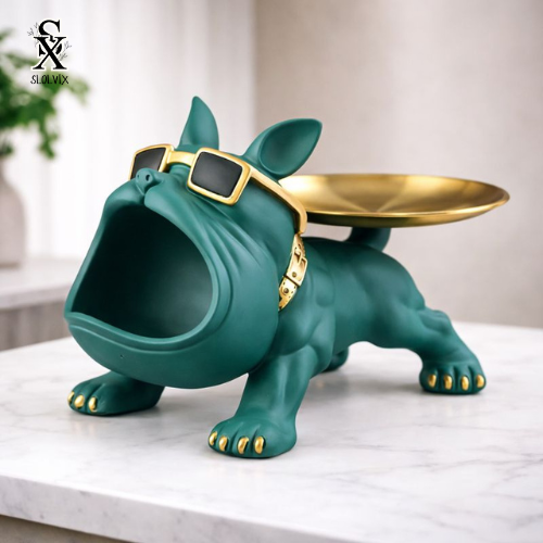 פיגורת בולדוג יוקרתית לעיצוב הבית