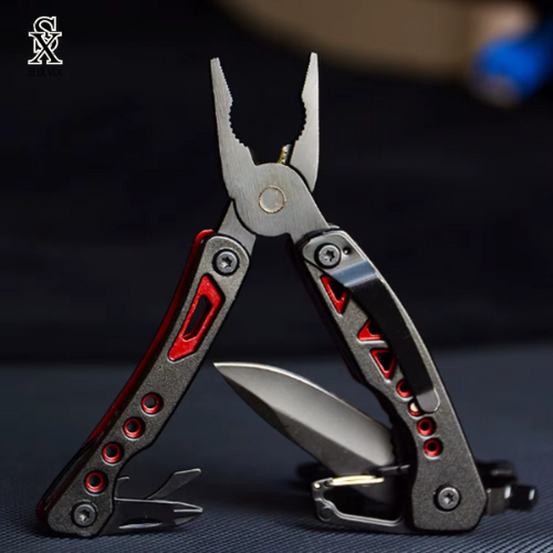 לדרמן מתקפל שחור אדום